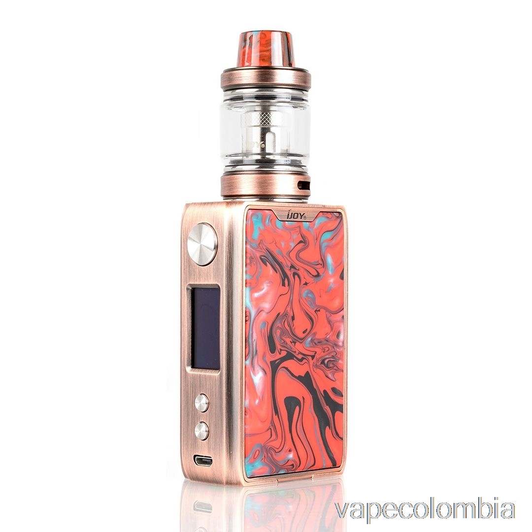 Vape Desechable Ijoy Shogun Jr 126w Tc Kit De Inicio Rojo Cobre Hellfire